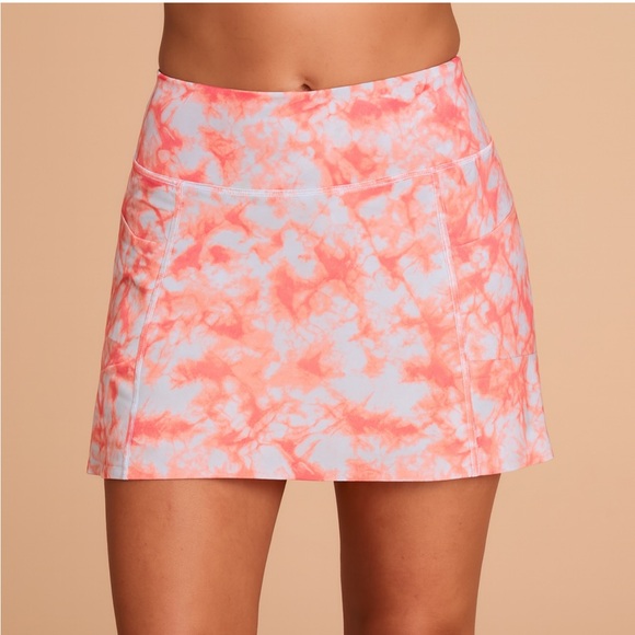 RBX Dresses & Skirts - RBX Activewear Skort Tie-Dye Coral Size Large Golf Pickleball Tennis